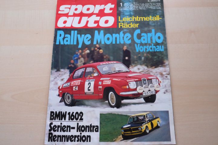 Deckblatt Sport Auto (01/1972)